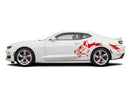 Wild coyote side graphics stickers decals for Chevrolet Camaro