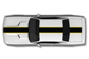 Center stripes pinstriping decals for Dodge Challenger 2008-2014